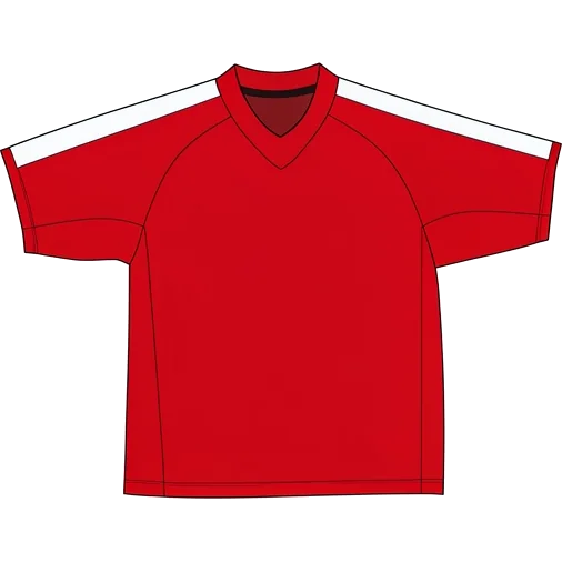 Bristol City 2006/07 Home shirt illustration, generated colours (AI illustration)