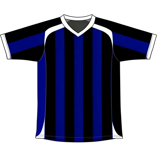 Basel 2006/07 Third shirt illustration, generated colours (AI illustration)