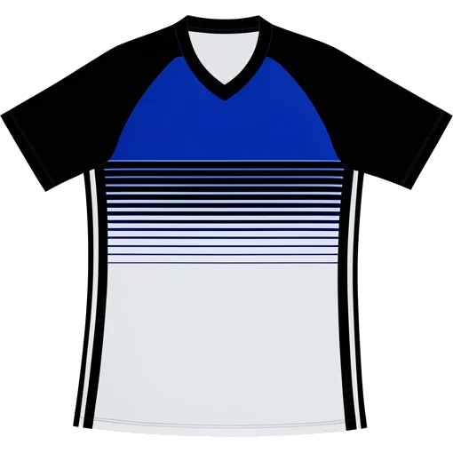 Lausanne-Sport 2017/18 Home shirt illustration, generated colours (AI illustration)