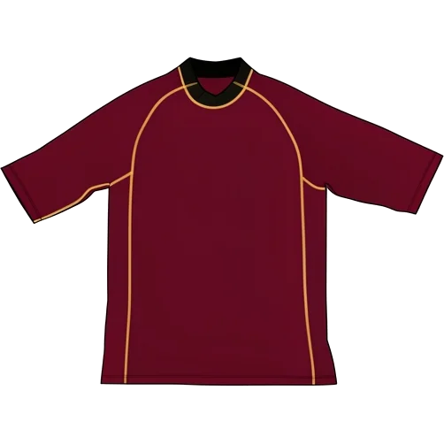 Servette 2007/09 Home shirt illustration, generated colours (AI illustration)