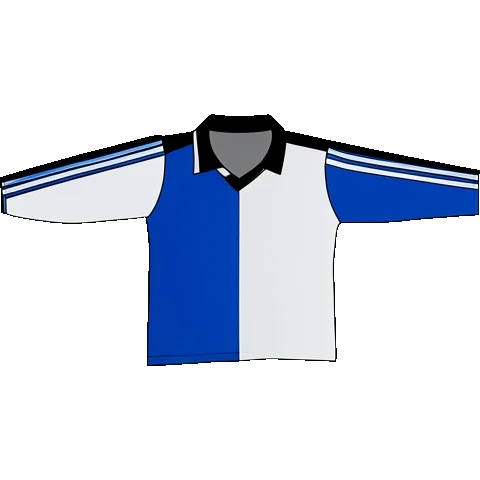 Grasshopper 1986/91 Home shirt illustration, generated colours (AI illustration)