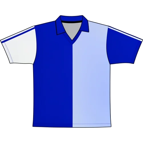 Grasshopper 1995/96 Home shirt illustration, generated colours (AI illustration)