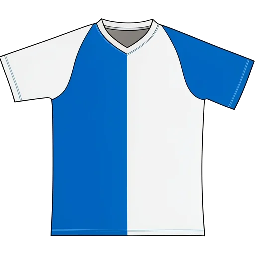 Grasshopper 2019/20 Home shirt illustration, generated colours (AI illustration)