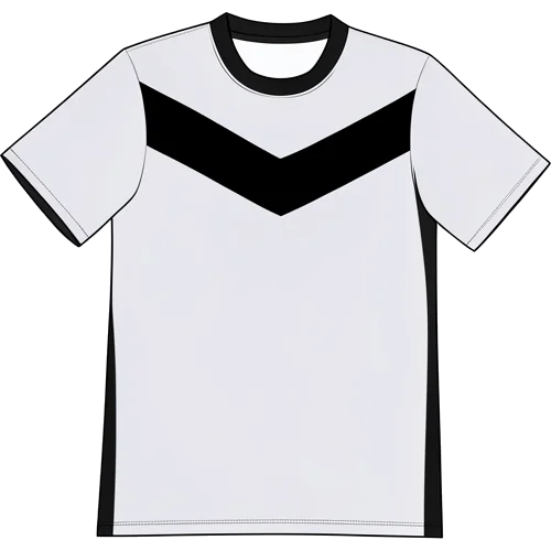FC Aarau 2011/12 Home shirt illustration, generated colours (AI illustration)