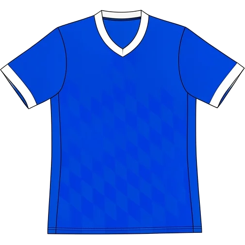 Dynamo Kyiv 2017/18 Away shirt illustration, generated colours (AI illustration)