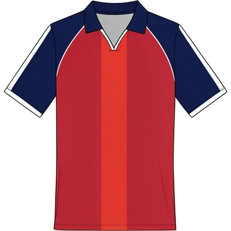 Ipswich Town 2002/04 Auswärts-Trikot, Illustration mit erzeugten Farben (KI-Illustration)