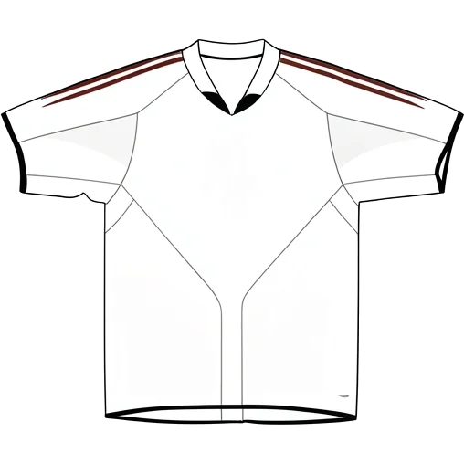 Venezuela 2005/06 Auswärts-Trikot, Illustration mit erzeugten Farben (KI-Illustration)