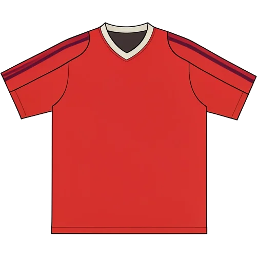 Cuba 2008 Away shirt illustration, generated colours (AI illustration)