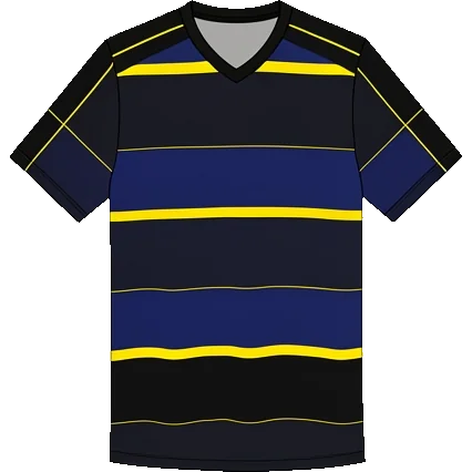 Borussia Dortmund 2016/17 Away shirt illustration, generated colours (AI illustration)