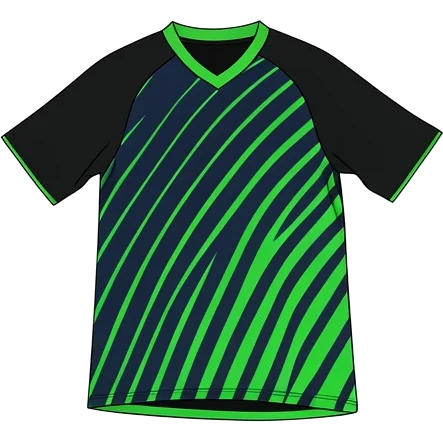 Borussia Mönchengladbach 2014/15 Third shirt illustration, generated colours (AI illustration)