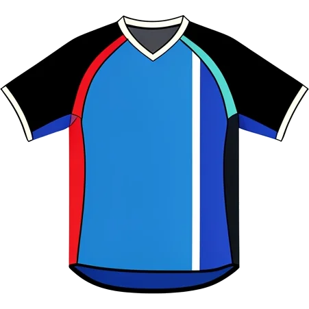 Celta Vigo 2001/03 Home shirt illustration, generated colours (AI illustration)