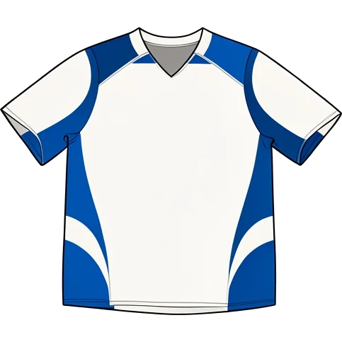 Schalke 04 2005/06 Third shirt illustration, generated colours (AI illustration)