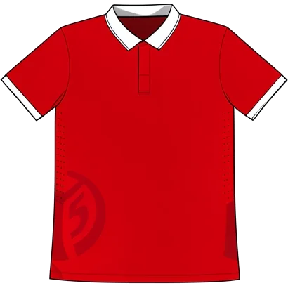 Mainz 05 2014/15 Home shirt illustration, generated colours (AI illustration)