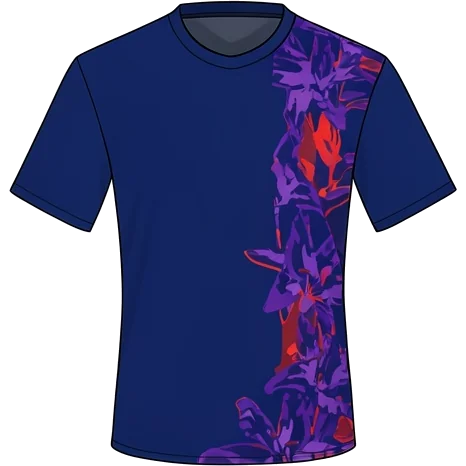 Fiorentina 2023/24 Third shirt illustration, generated colours (AI illustration)