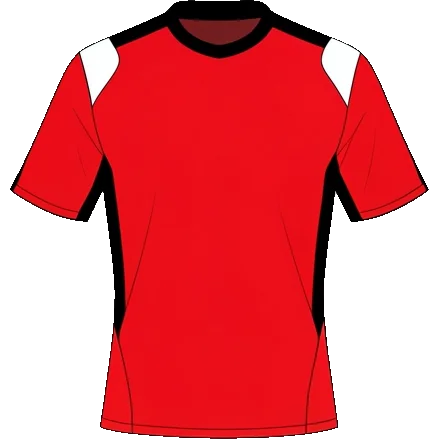 Luxembourg 2008 Home shirt illustration, generated colours (AI illustration)