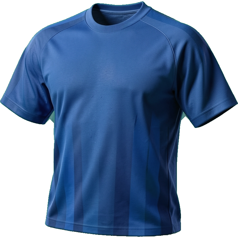 Hertha BSC 2005/06 Home shirt illustration, generated colours (AI illustration)