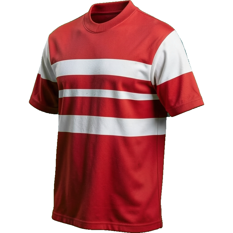 Mainz 05 2011/12 Home shirt illustration, generated colours (AI illustration)