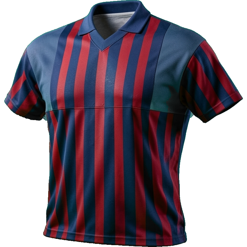 Manchester City 1994/96 Away shirt illustration, generated colours (AI illustration)