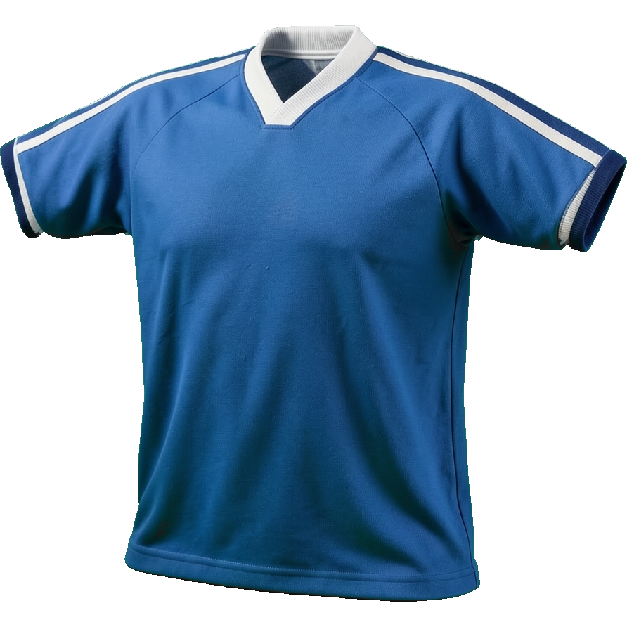 Manchester City 1997/99 Home shirt illustration, generated colours (AI illustration)