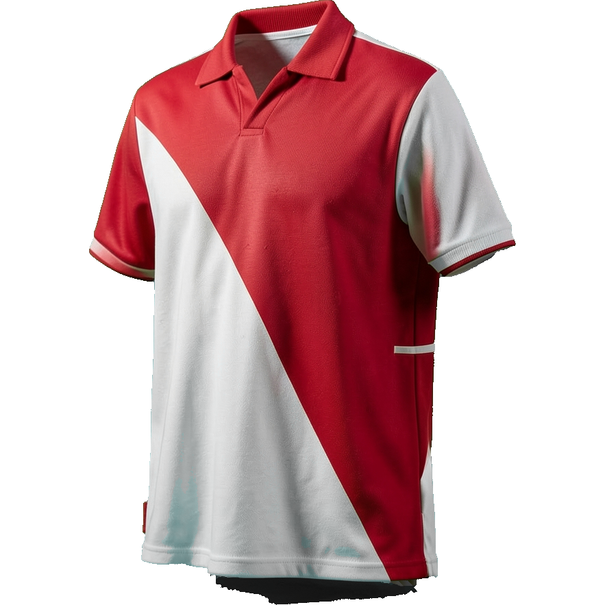 Monaco 2013/14 Home shirt illustration, generated colours (AI illustration)