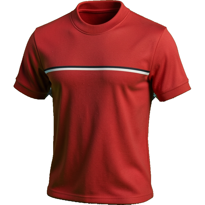Roma 2015/16 Home shirt illustration, generated colours (AI illustration)