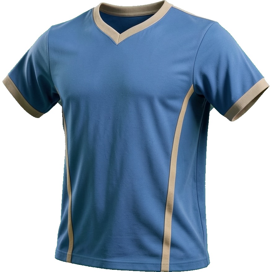 Uruguay 2014/15 Home shirt illustration, generated colours (AI illustration)
