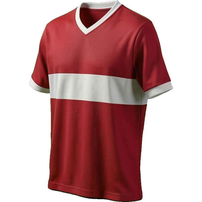 VfB Stuttgart 2012/13 Away shirt illustration, generated colours (AI illustration)